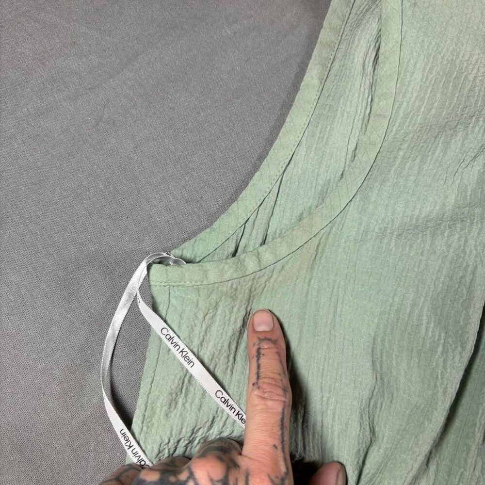 Calvin-klein Women's Green and Khaki Dress - Picture 6 of 7